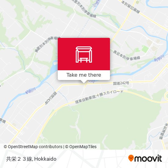 共栄２３線 map