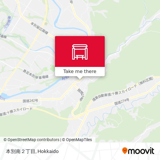 本別南２丁目 map