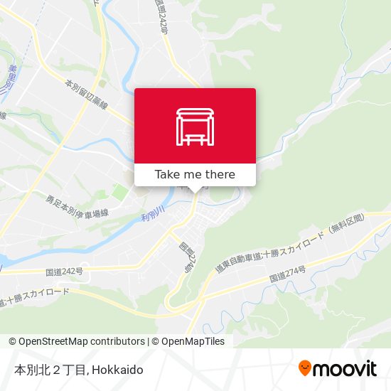 本別北２丁目 map