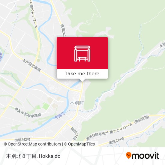 本別北８丁目 map