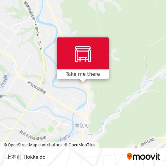 上本別 map