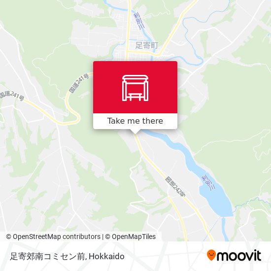 足寄郊南コミセン前 map
