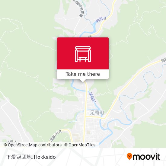 下愛冠団地 map