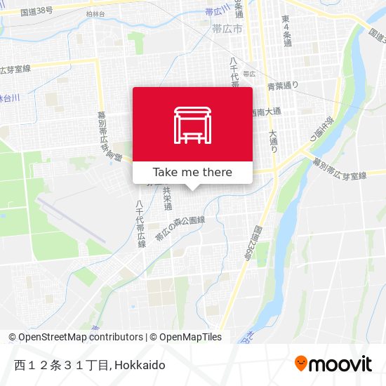 西１２条３１丁目 map