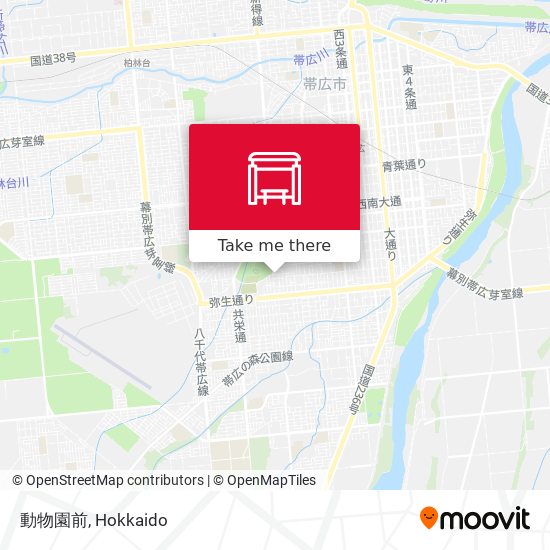 動物園前 map