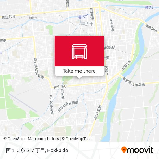 西１０条２７丁目 map