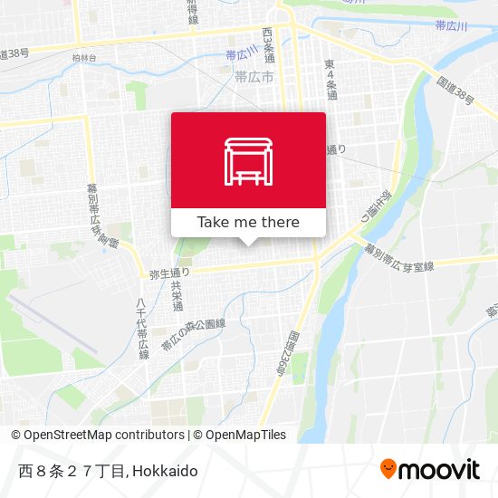 西８条２７丁目 map