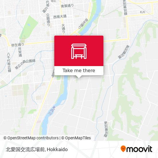北愛国交流広場前 map
