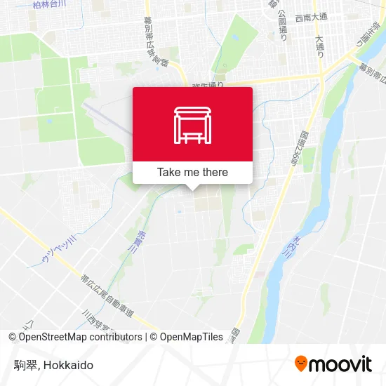 駒翠 map