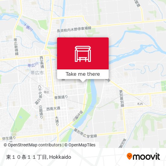東１０条１１丁目 map
