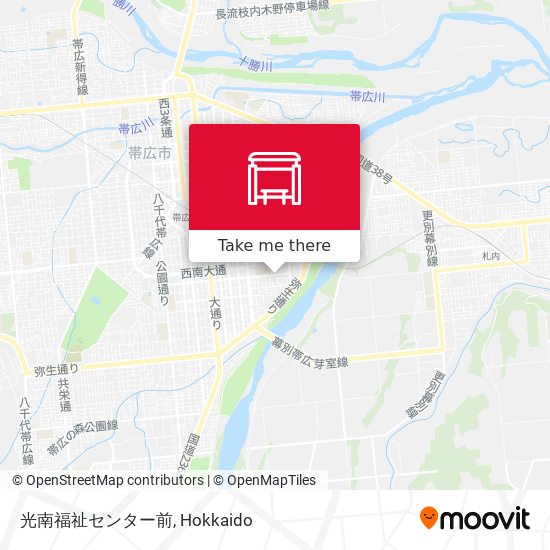 光南福祉センター前 map