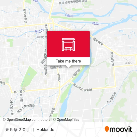 東５条２０丁目 map