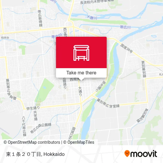 東１条２０丁目 map