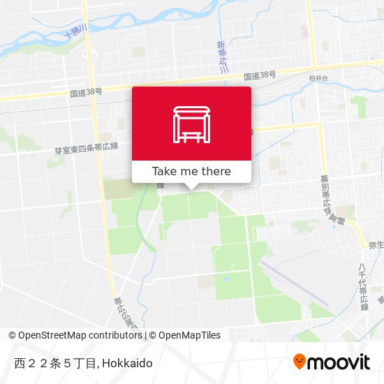西２２条５丁目 map