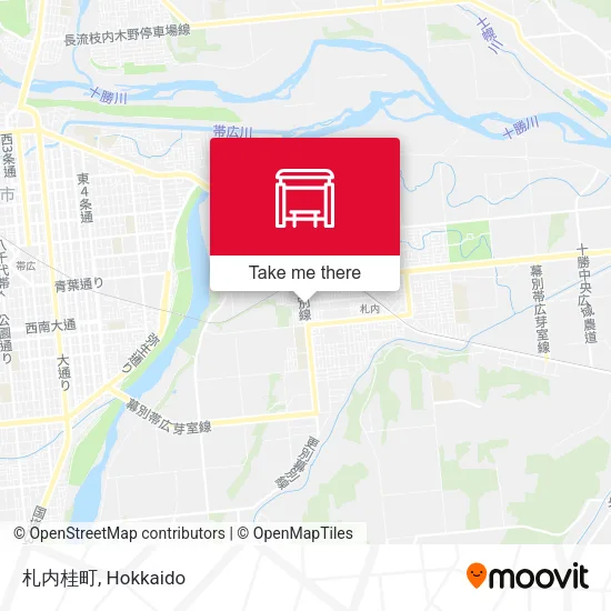 札内桂町 map