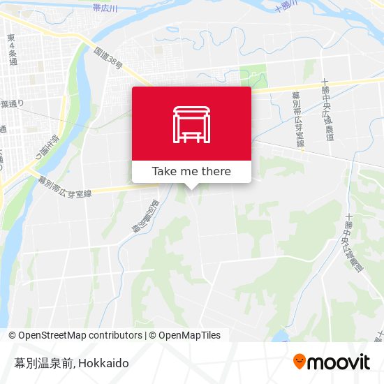 幕別温泉前 map
