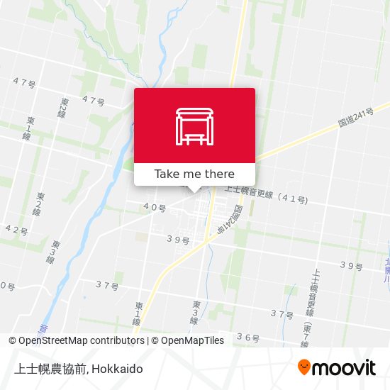 上士幌農協前 map