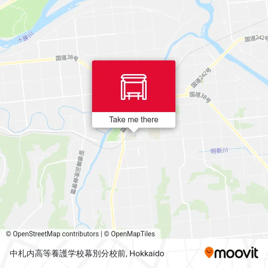 中札内高等養護学校幕別分校前 map