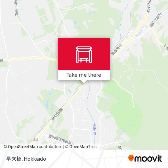 早来橋 map