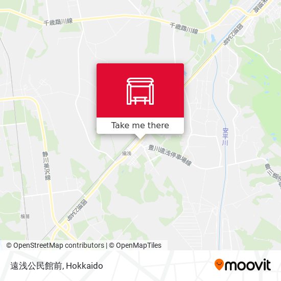 遠浅公民館前 map