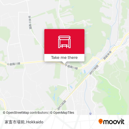家畜市場前 map