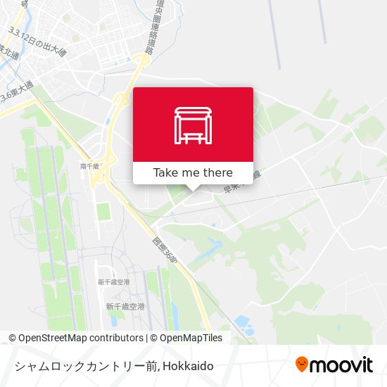 シャムロックカントリー前 map