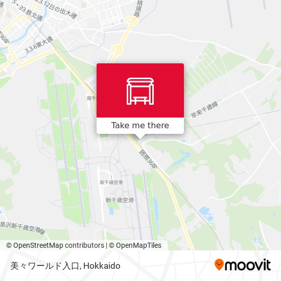 美々ワールド入口 map
