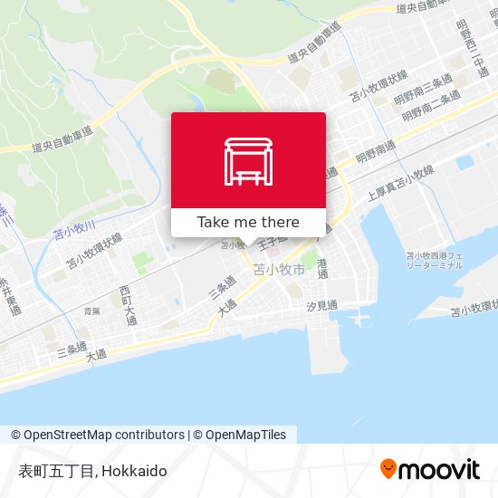 表町五丁目 map