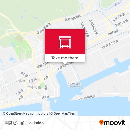 開発ビル前 map