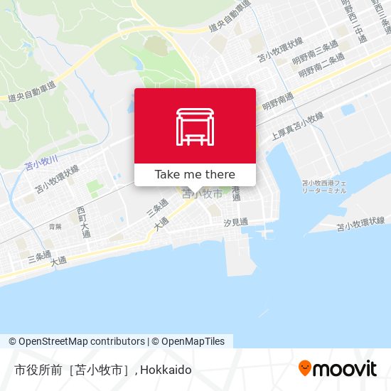 市役所前［苫小牧市］ map