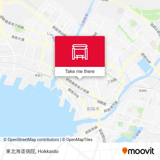 東北海道病院 map