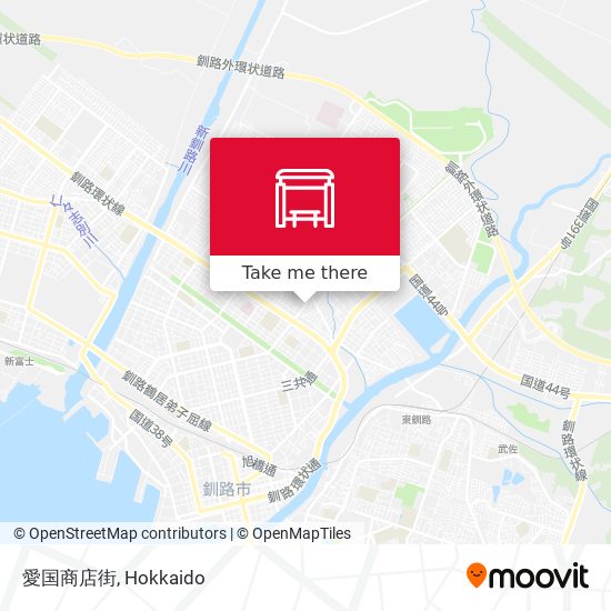 愛国商店街 map