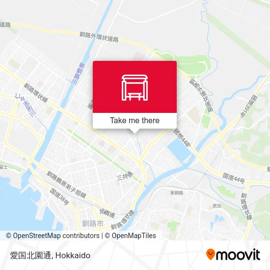 愛国北園通 map