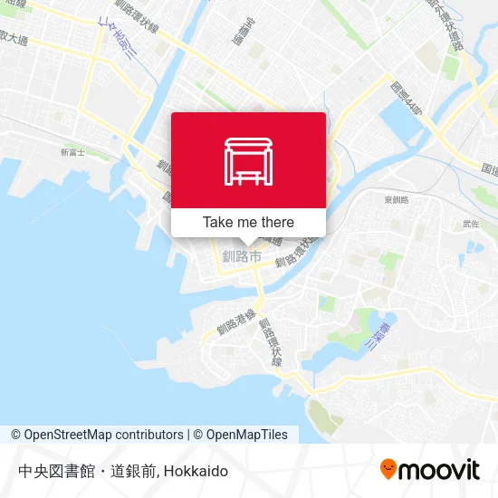 Central Library/Hokkaido Bank map