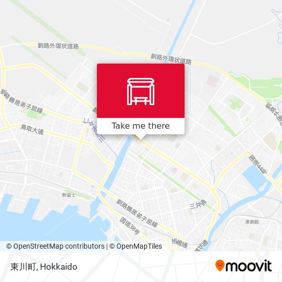 東川町 map