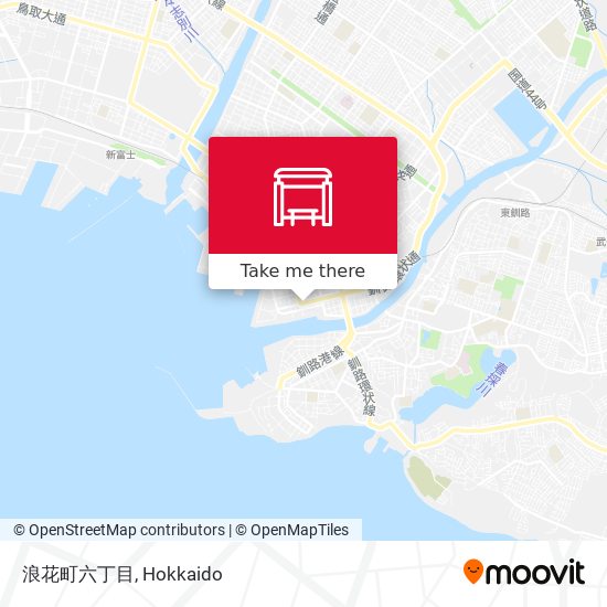 浪花町六丁目 map
