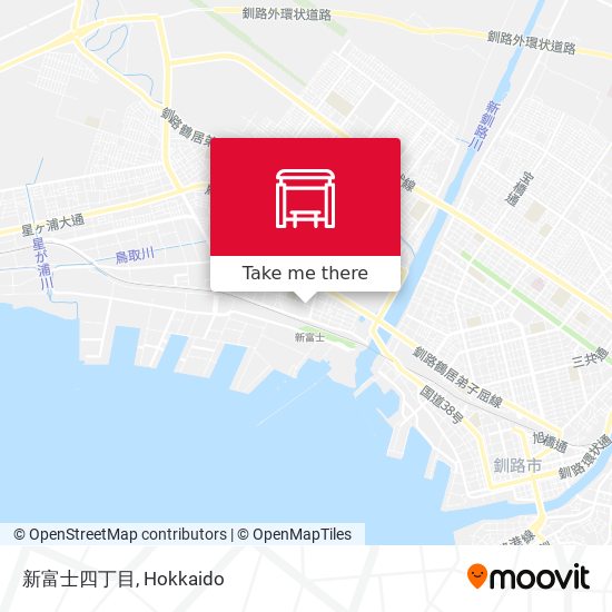 新富士四丁目 map