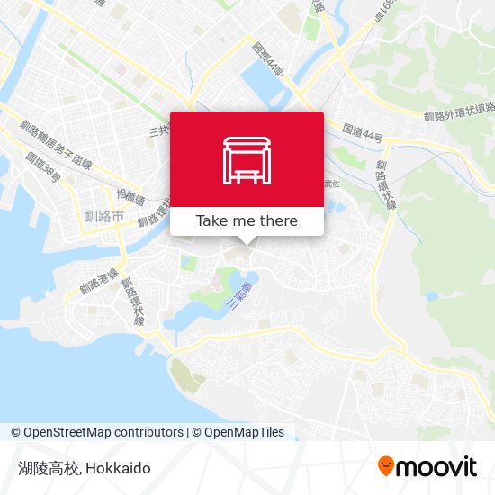湖陵高校 map