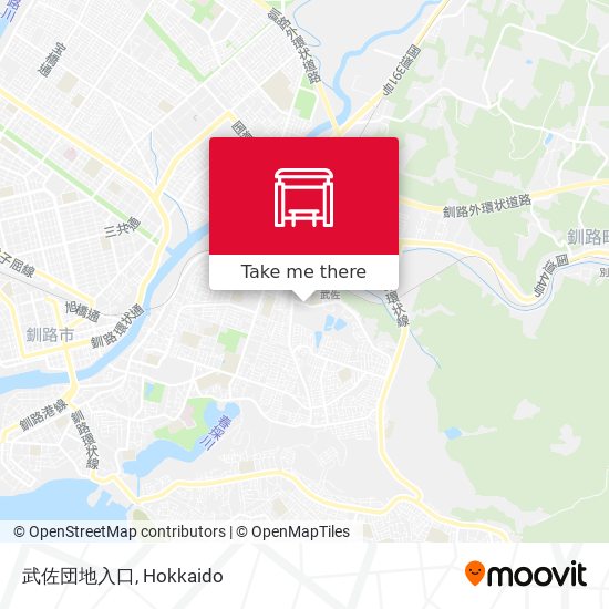 武佐団地入口 map