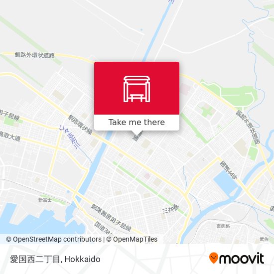 愛国西二丁目 map