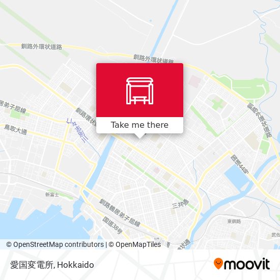 愛国変電所 map