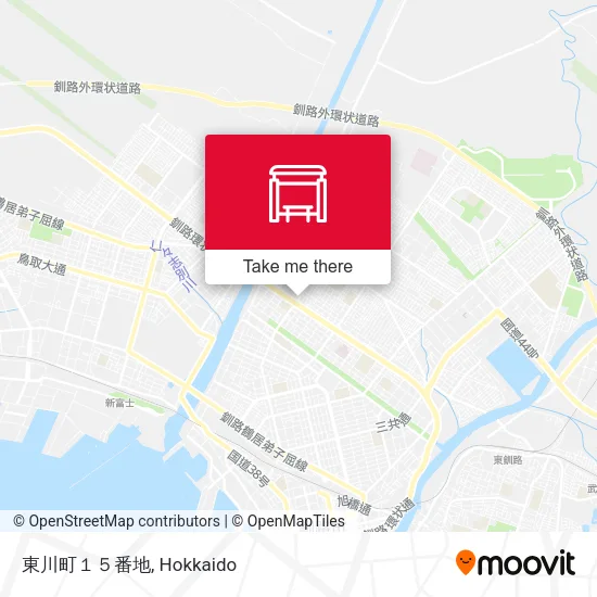 Higashikawa-cho 15 map