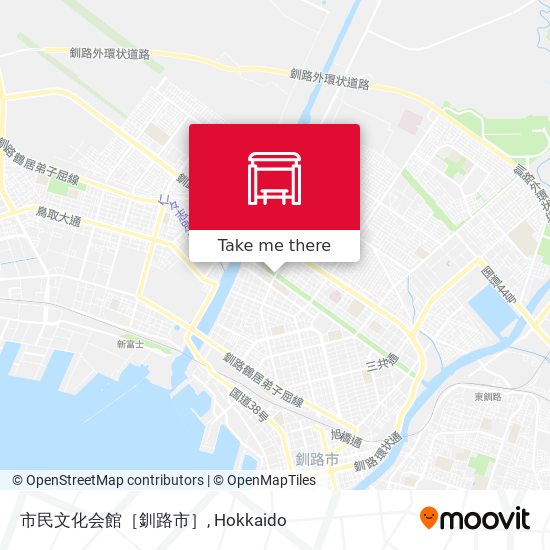 市民文化会館［釧路市］ map