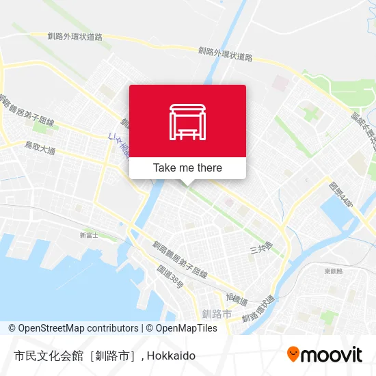 市民文化会館［釧路市］ map