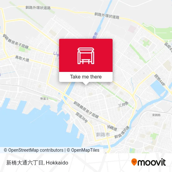 Shinbashi Odori 6-chome map