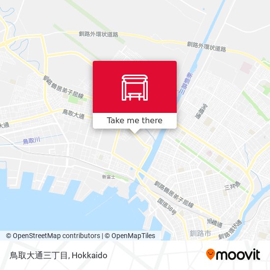 鳥取大通三丁目 map