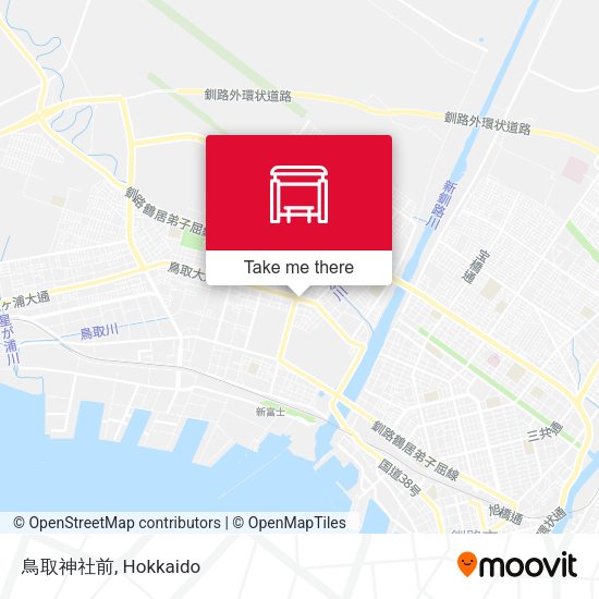 鳥取神社前 map