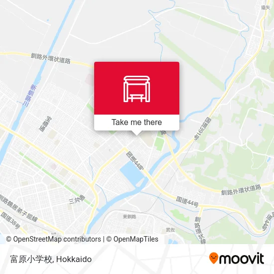 富原小学校 map