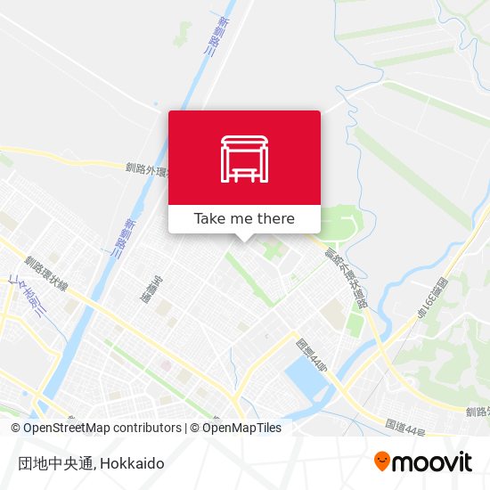 団地中央通 map