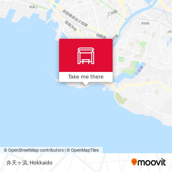 弁天ヶ浜 map